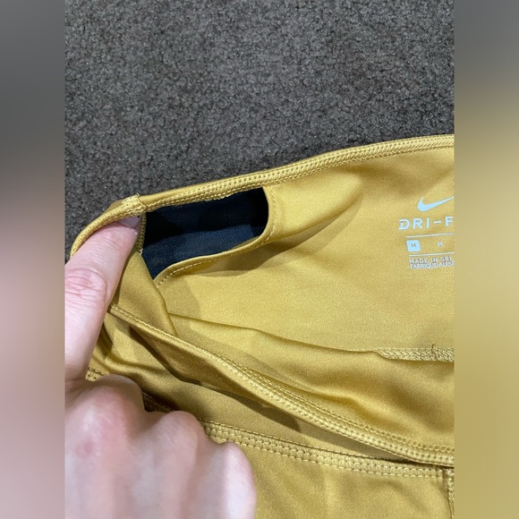 Nike Dri-Fit Half Mesh Leggings - Picture 8 of 9